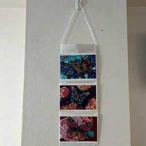 3 Pocket Colorful Butterfly Organizer